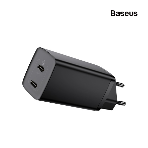 (함께사면 30%할인)베이스어스 Baseus GaN2 라이트 C타입 2포트 65W 고속 충전기 멀티포트 PD충전 한국형플러그
