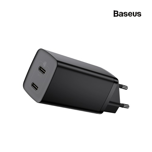 베이스어스 Baseus GaN2 라이트 C타입 2포트 65W 고속 충전기 멀티포트 PD충전 한국형플러그