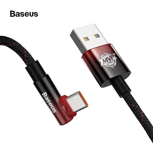 베이스어스 MVP2 엘보우 100W USB to C 고속충전데이터 케이블 2M